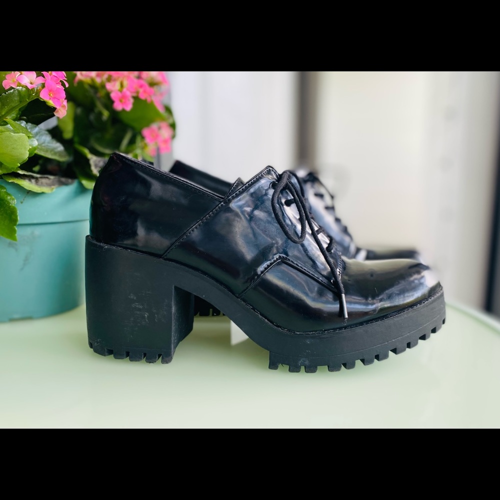 Chunky platforms, lightly used, size 39 or US 8